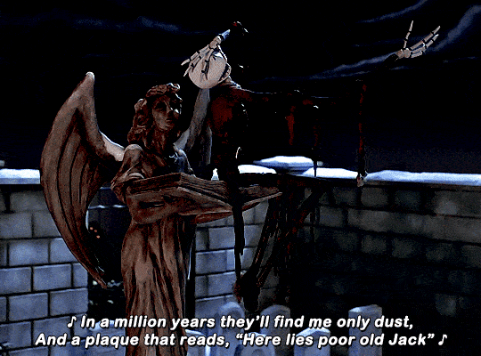 Sally and Jack from Nightmare before Christmas